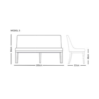 Caleb Dining Bench