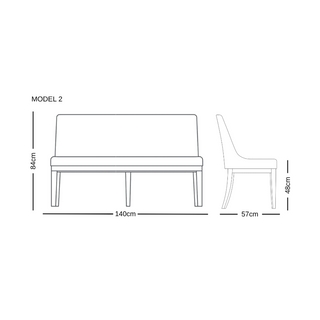 Caleb Dining Bench