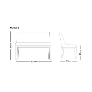 Caleb Dining Bench