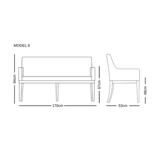 Caleb Dining Bench